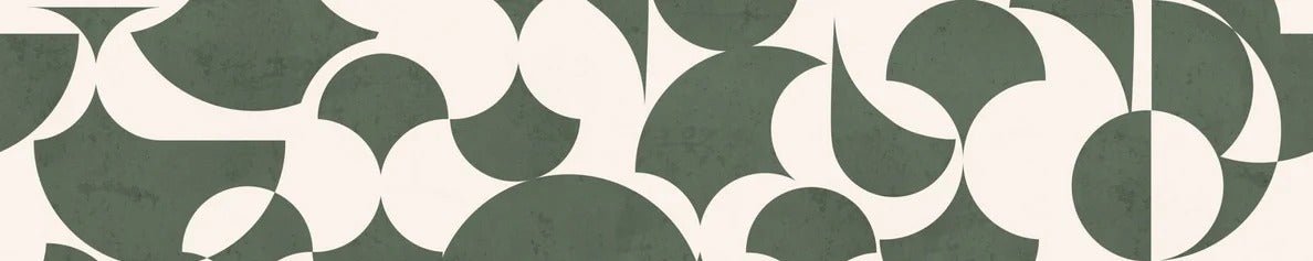 Papier peint restaurant rétro forme graphique, XXL, tendance