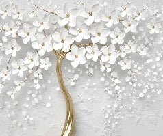 Papier peint toilette tree 3D, XXL, tendance