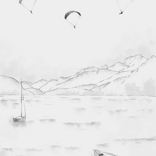 Papier peint Annecy, cimes & art, XXL, tendance