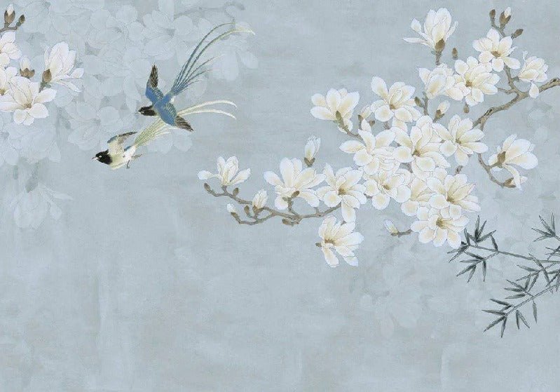 Papier peint Floral Bird, XXL, tendance