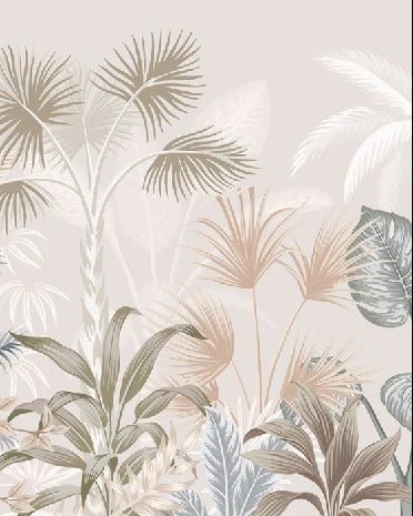 Papier peint panoramique jungle terracotta, XXL, tendance