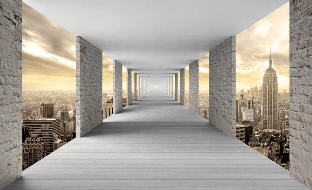 Papier peint trompe l'oeil New York Hall, XXL, tendance