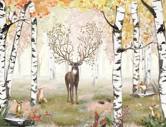Papier peint enfant forêt magique