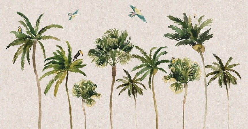 Papier peint rêve de palmier, XXL, tendance