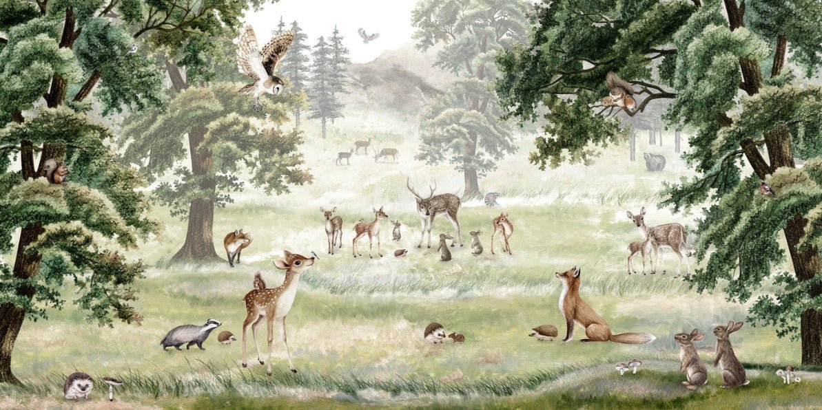 Children's wallpaper animals and pets