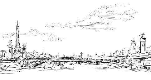 Papier peint pont Alexandre Paris