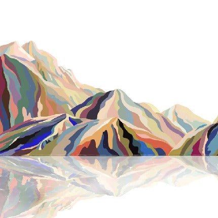 Annecy arty color wallpaper
