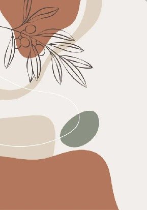 Papier peint panoramique feuillage olivaissance, XXL, tendance