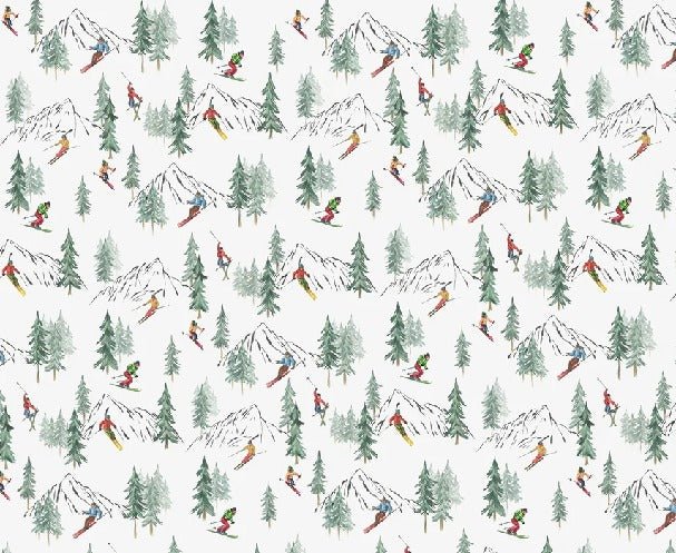 Papier peint Alpine glisse
