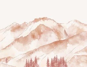 Papier peint montagne chaine des Aravis, XXL, tendance
