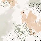 Papier peint panoramique aquarelle végétale, mural concept, tendance