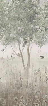 Papier peint panoramique clairière, XXL, tendance