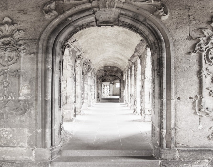 Papier peint Trompe l'oeil Couloir Marbre Parisien, XXL, tendance