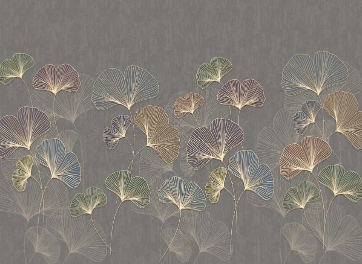 Trendy panoramic ginkgo asia wallpaper