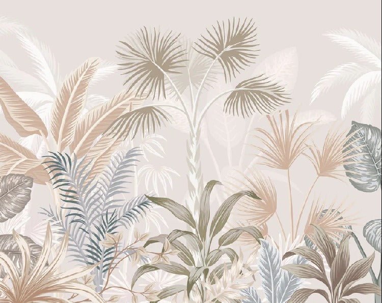 Papier peint panoramique jungle terracotta, XXL, tendance