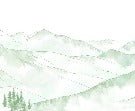 Aravis mountains wallpaper light green