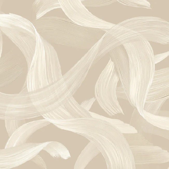 Papier peint contemporain – Beige vibration
