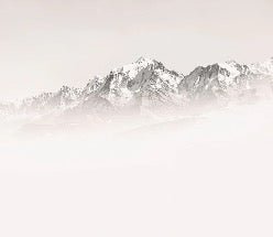 Papier peint matin brumeux Mont Blanc