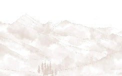 Papier peint panoramique Aravis beige