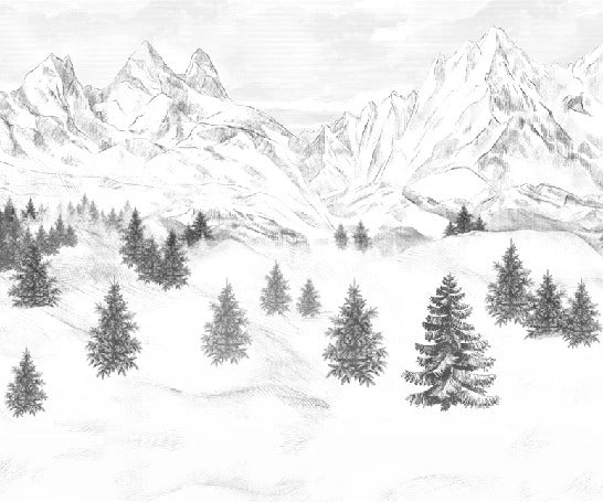 Papier peint Aiguilles d'Arves