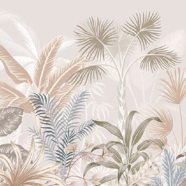 Papier peint panoramique jungle terracotta, XXL, tendance