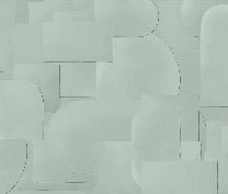 Papier peint panoramique découpé vert, XXL, tendance