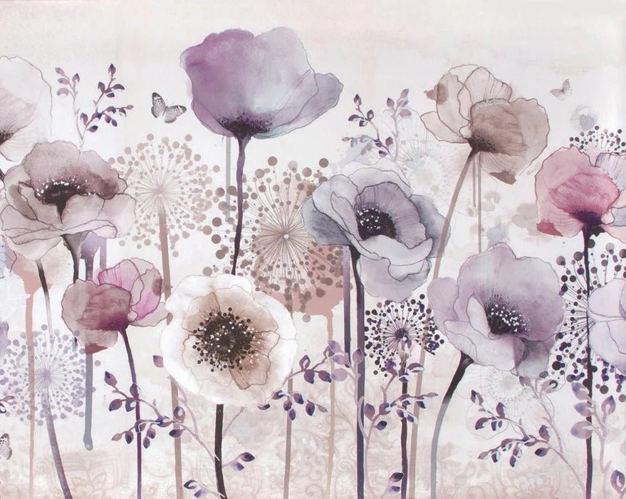 Papier peint Fleur Parme