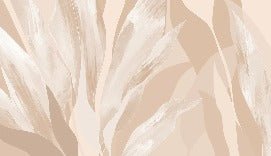 Papier peint étoffe florale beige