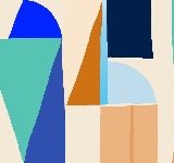 Papier peint Memphis style vibrant