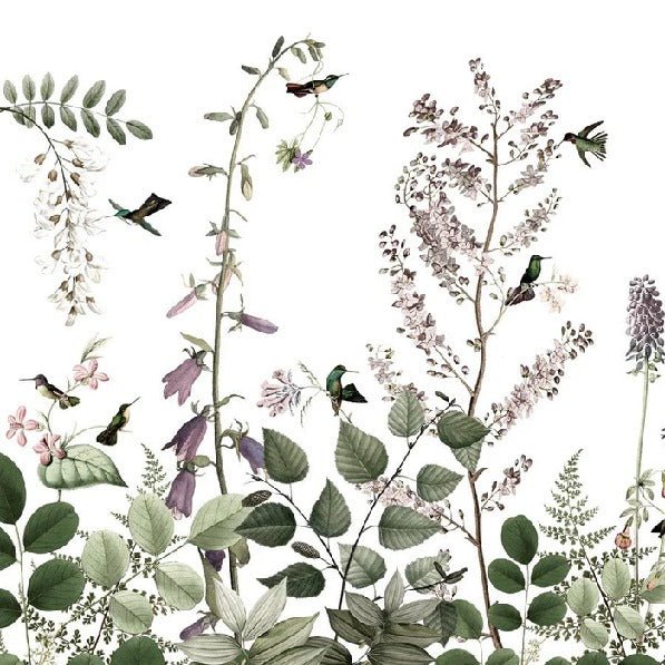 Papier peint fille douceur mauve, XXL, tendance