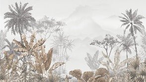 Papier peint tendance tropical sepia