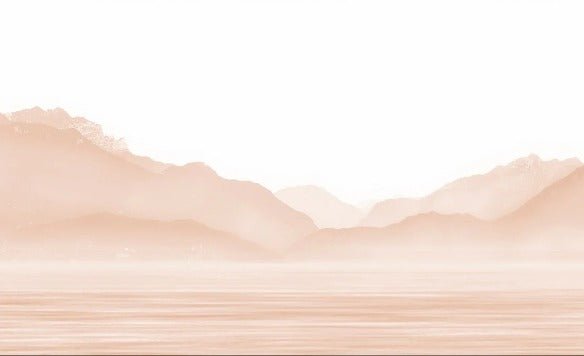 Papier peint Annecy et son lac paisible terracotta, XXL, tendance