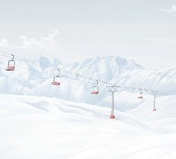 Papier peint massif des grandes Rousses, XXL, tendance