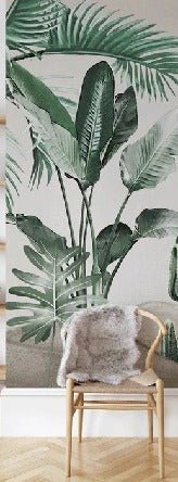 Tropical bird of paradise wallpaper