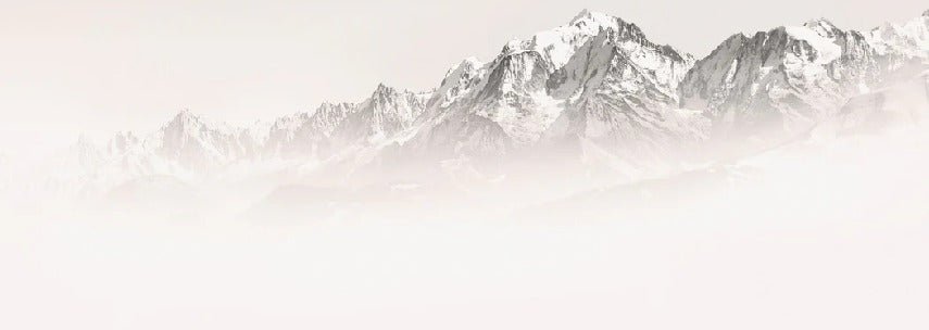 Papier peint matin brumeux Mont Blanc