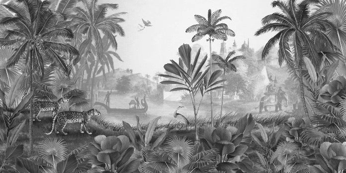 Wild shadows panoramic wallpaper