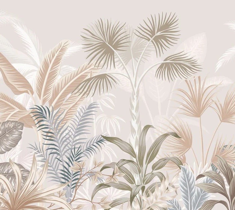 Papier peint toilette jungle terracotta, XXL, tendance