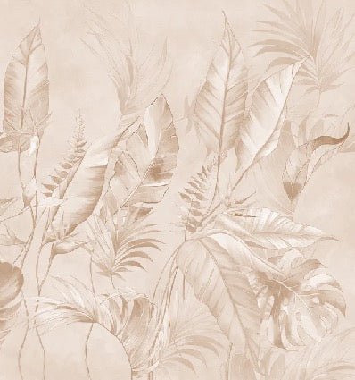 Papier peint élégante jungle poudrée