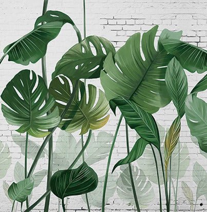 Papier peint Feuille bananier Vintage, XXL, tendance