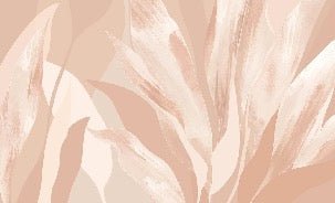 Papier peint étoffe florale nude