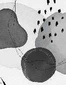 Papier peint moderne aquarelle noir et blanc
