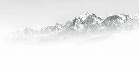 Papier peint Mont Blanc dans la brume noir et blanc, XXL, tendance