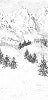 Papier peint montagne sommets de Chamonix