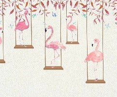 Papier peint Flamingo