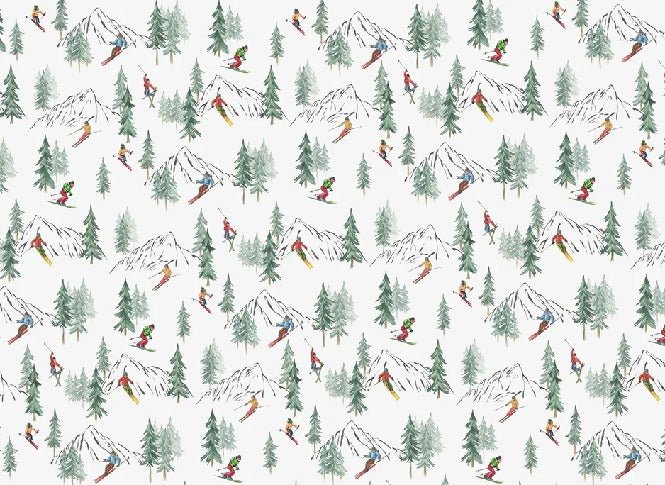 Papier peint Alpine glisse