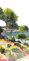 Panoramic summer air wallpaper