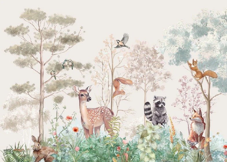 Papier peint chambre enfant nature magique beige, XXL, tendance