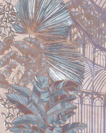 Papier peint verrière végétale, XXL, tendance