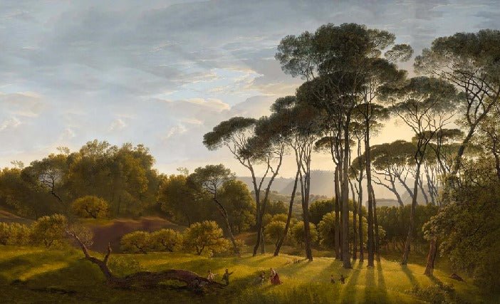 Papier peint paysage historique italien