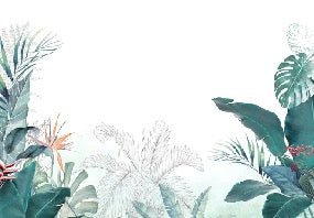 Papier peint panoramique tropical quintessence, XXL, tendance